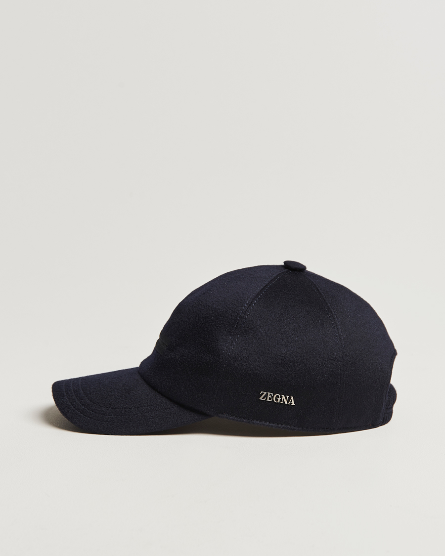 Herre | Kasketter | Zegna | Cashmere Baseball Cap Navy