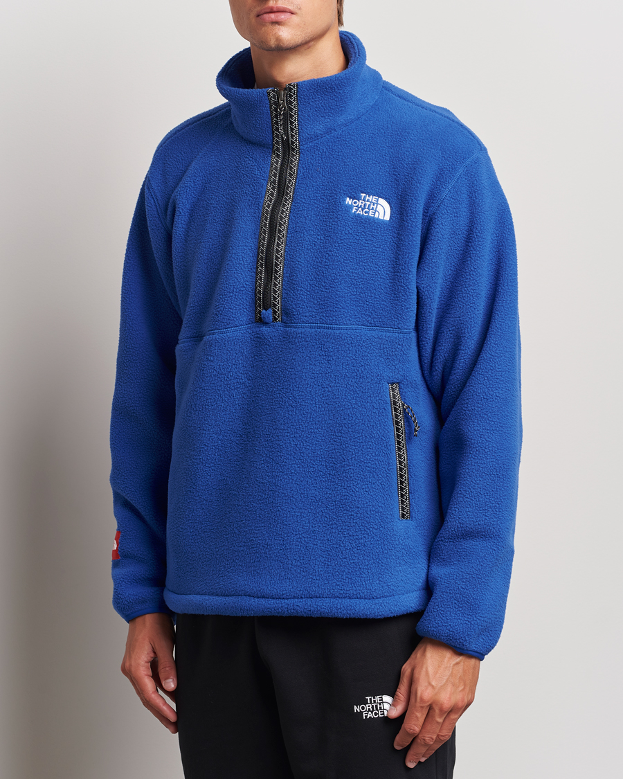 Herre |  | The North Face | Fleeski 1/4 Zip Pullover Blue