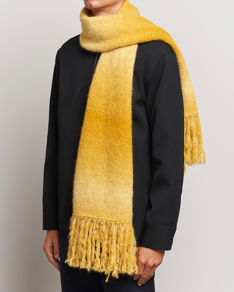 Herre |  | Sunflower | Ombre Wool Scarf Yellow