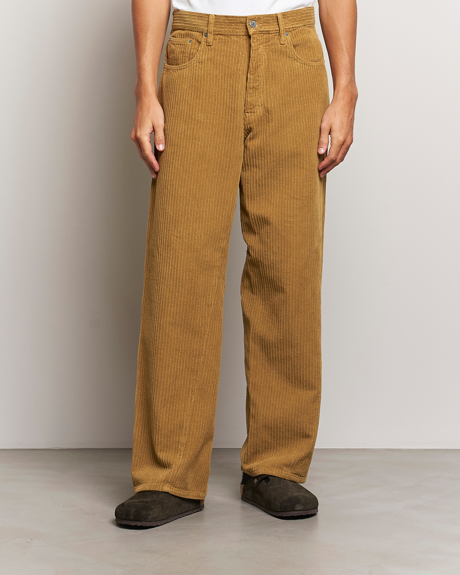 Herre | Fløjlsbukser | Sunflower | Wide Twist Corduroy Pants Ochre