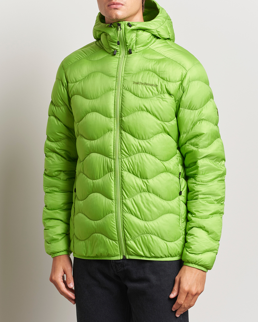 Herre |  | Peak Performance | Helium Down Hooded Jacket Stand Out Green