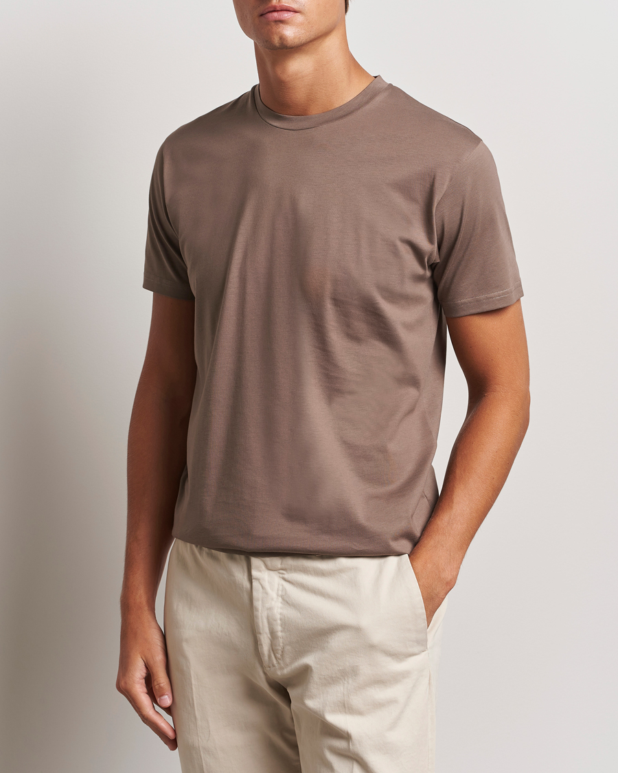 Herre |  | Sunspel | Riviera Organic Tee Cedar