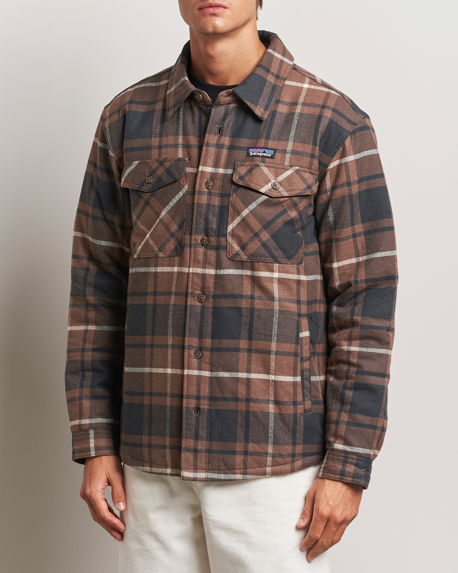 Herre | Active | Patagonia | Lightweigt Insulated Fjord Flannel Shirt Brown