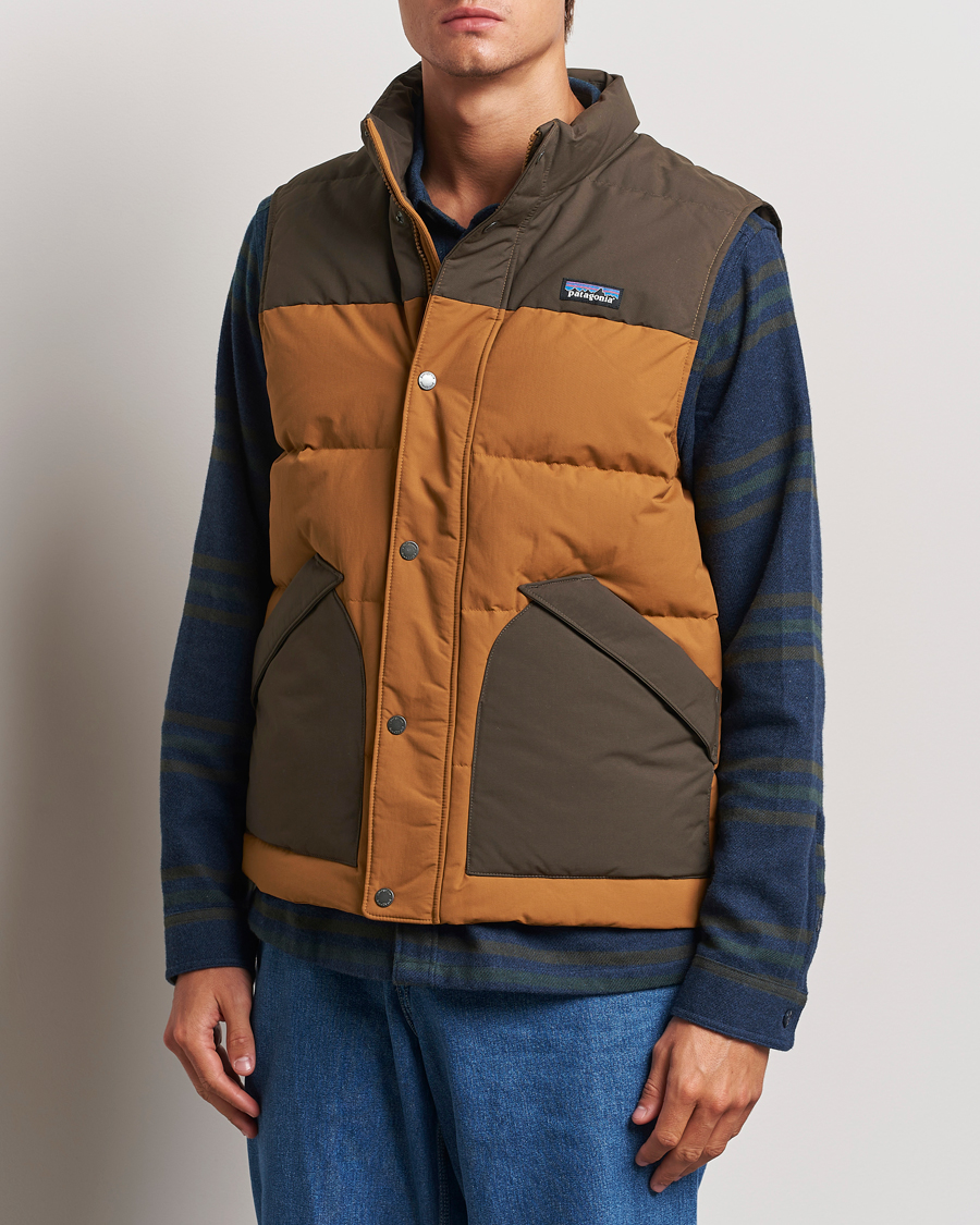 Herre | Efterårsjakker | Patagonia | Downdrift Vest Brown