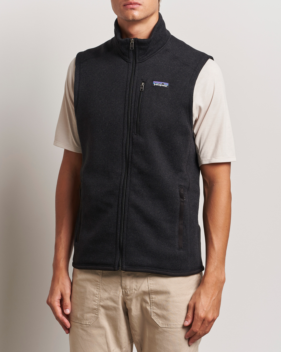 Herre | Full-zip | Patagonia | Better Sweater Vest Black