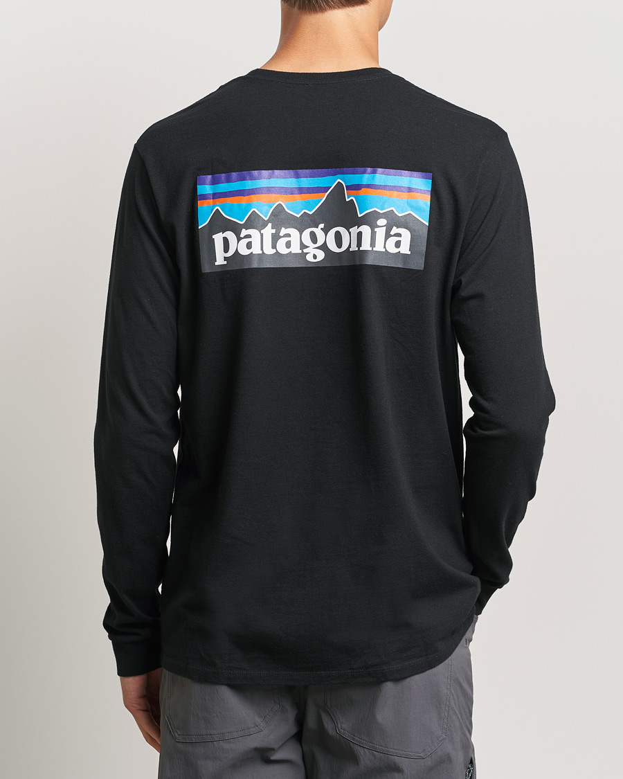 Herre | Sorte t-shirts | Patagonia | P-6 Logo Responsibiliti T-Shirt Black