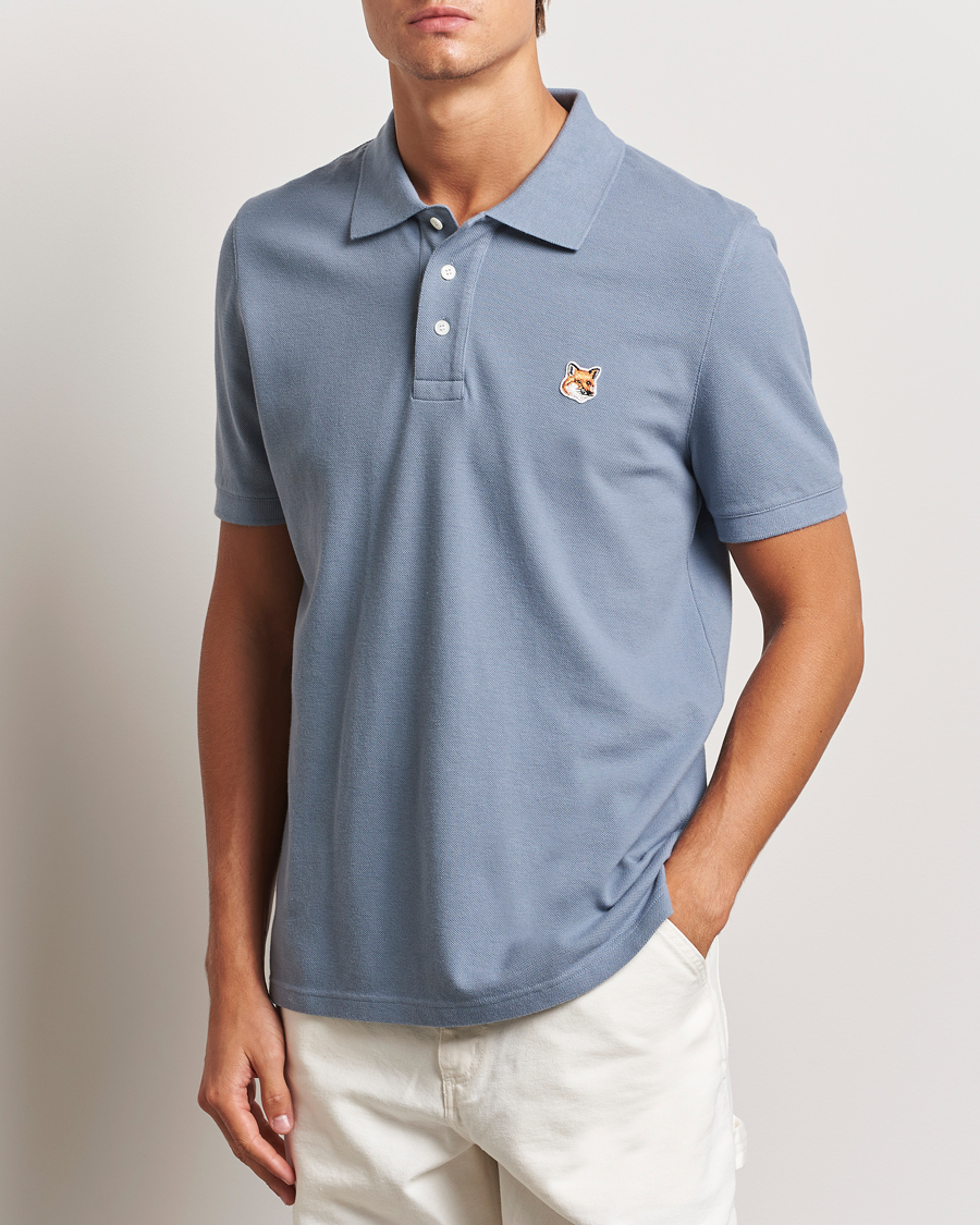 Herre | Maison Kitsuné | Maison Kitsuné | Fox Head Polo Moonlight Blue