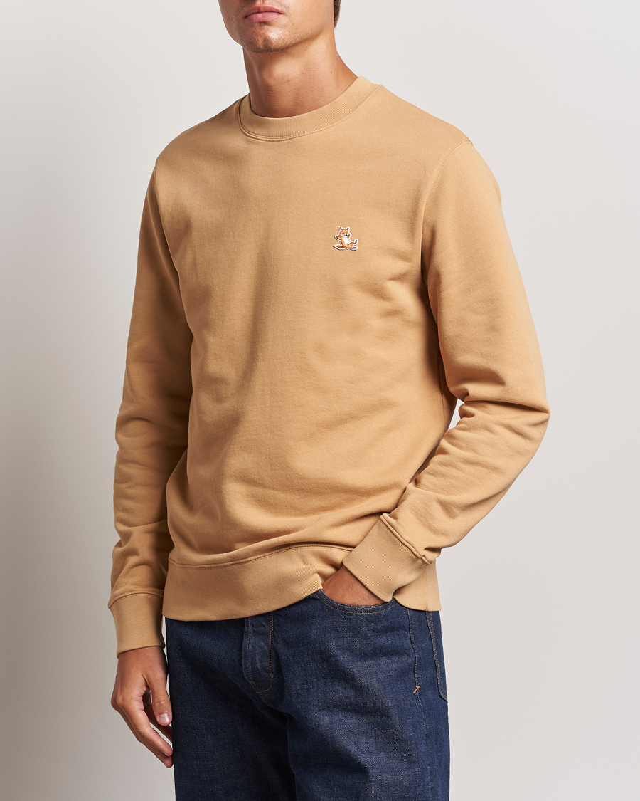 Herre | Maison Kitsuné | Maison Kitsuné | Chillax Fox Sweatshirt Chamomile Beige