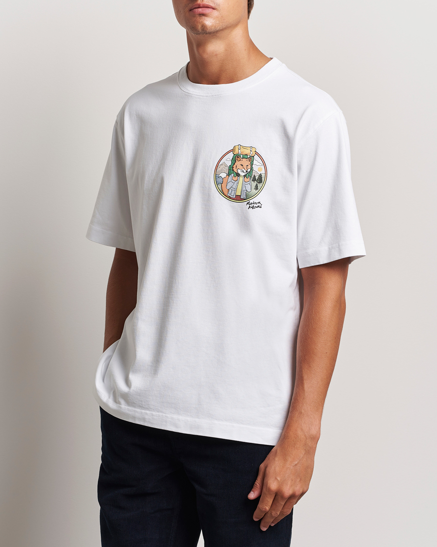 Herre |  | Maison Kitsuné | Rambling Fox T-Shirt White