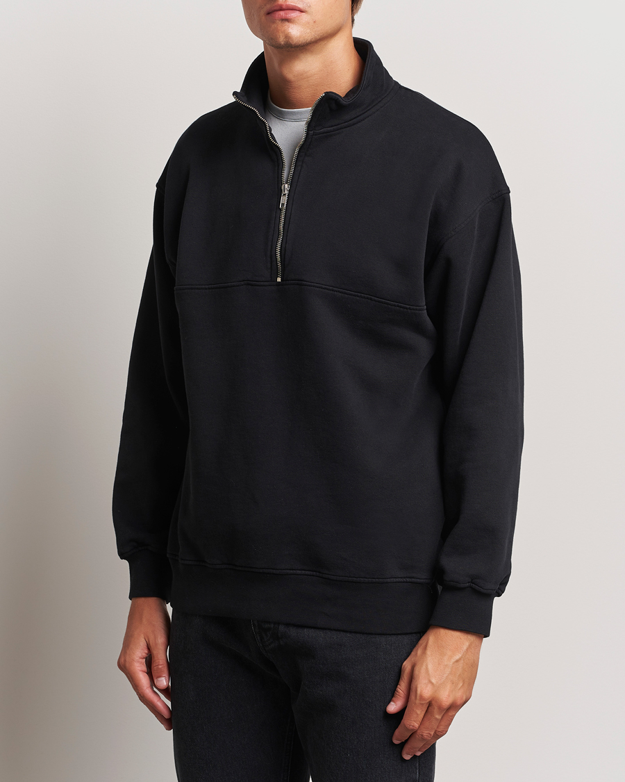 Herre |  | Colorful Standard | Classic Organic Half-Zip Deep Black