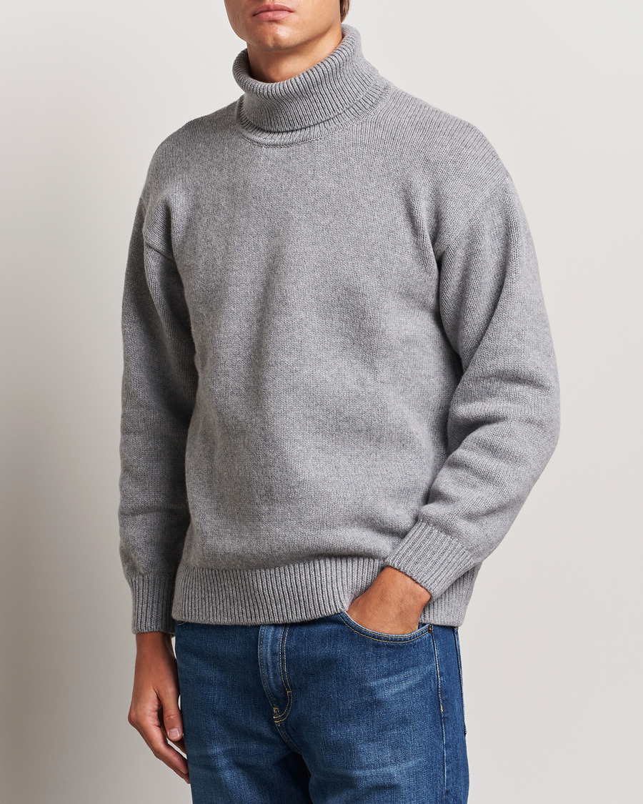 Herre |  | Colorful Standard | Merino Wool Turtleneck Heather Grey