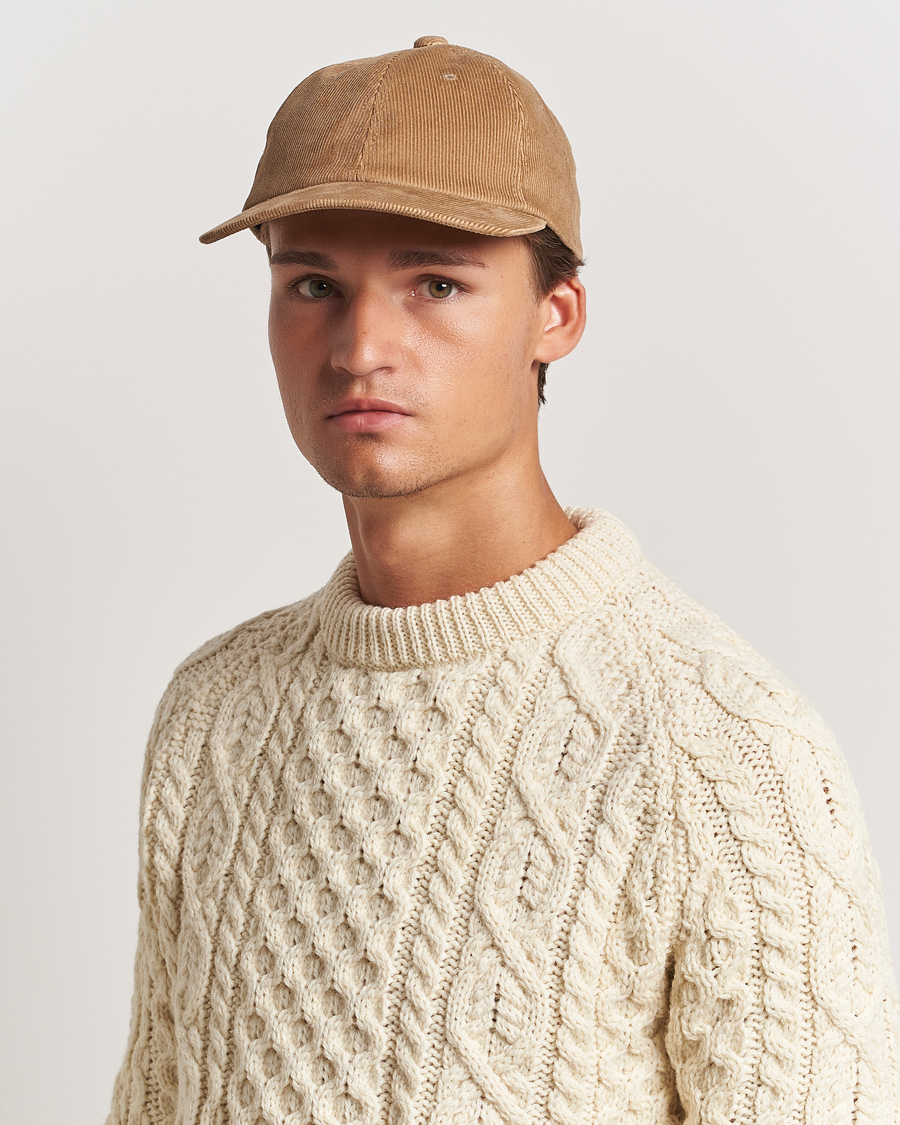 Herre |  | BEAMS PLUS | Corduroy Cap Beige