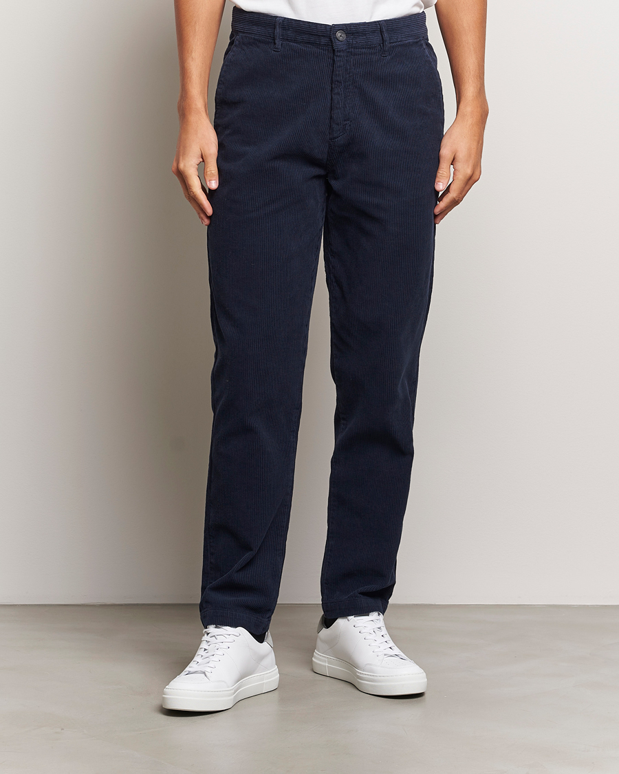 Herre | Fløjlsbukser | A Day\'s March | Miller Corduroy Trousers Navy