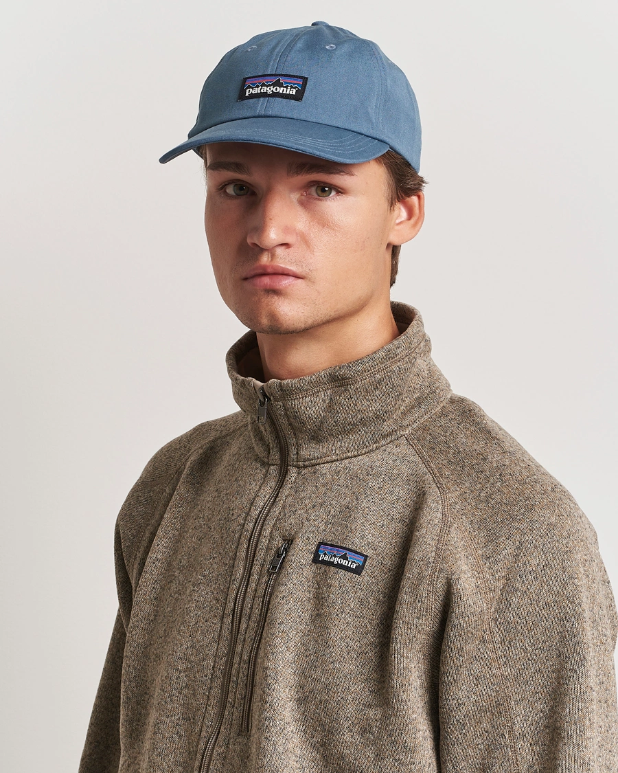 Herre |  | Patagonia | P-6 Label Trad Cap Utility Blue