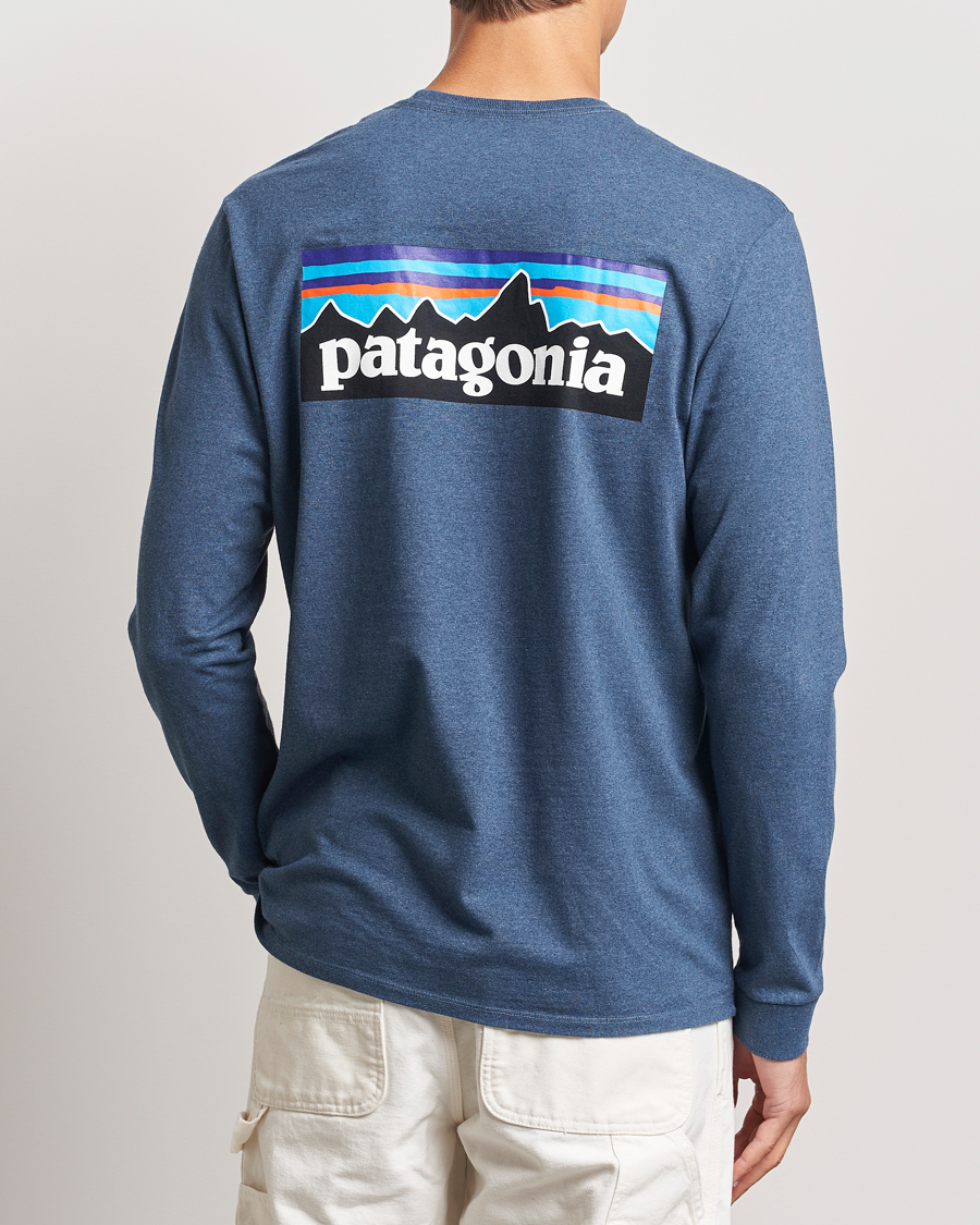 Herre | Nye varemærker | Patagonia | P-6 Logo Responsibiliti T-Shirt Utility Blue