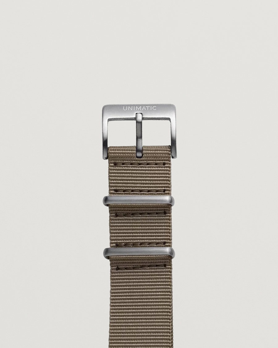 Herre |  | UNIMATIC | Nylon Nato Steel 22m Strap Sand 