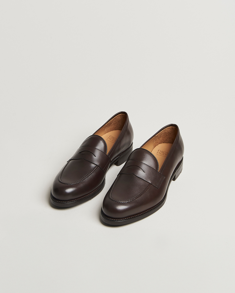 Herre |  | Oscar Jacobson | Penny Loafers Dark Mud Brown