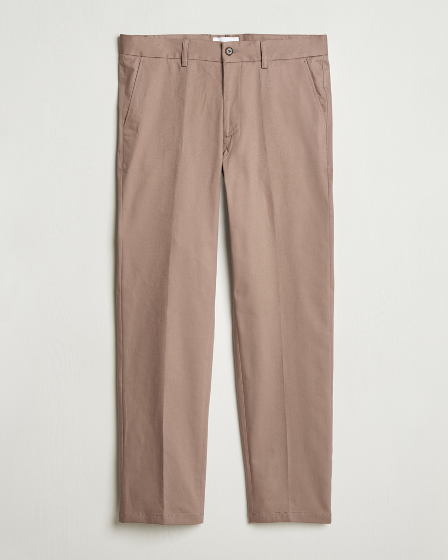 Herre | Bukser | LES DEUX | Como Reg Cotton Pants Walnut