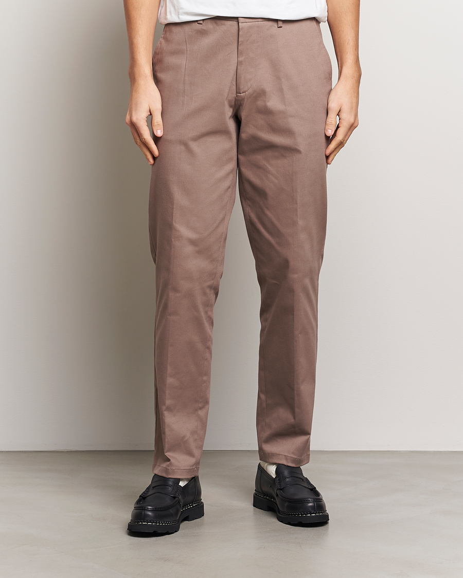 Herre | Bukser | LES DEUX | Como Reg Cotton Pants Walnut