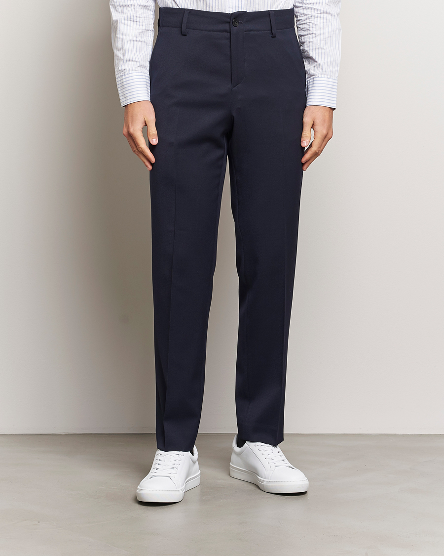 Herre |  | Filippa K | Tailored Drawstring Trousers Navy