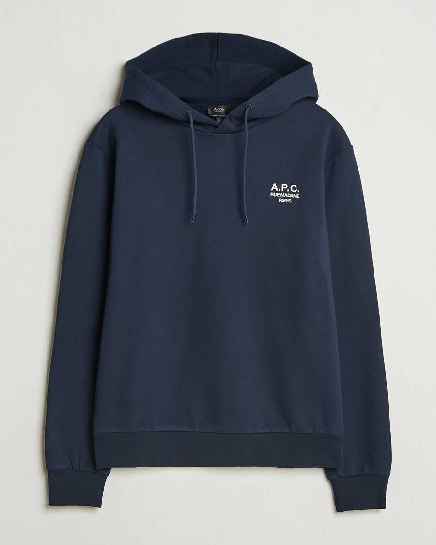 Herre | Nyheder | A.P.C. | Rue Madame Hoodie Dark Navy