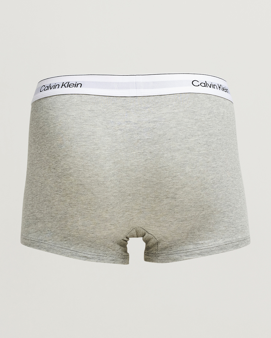 Herre | Undertøj | Calvin Klein | 3-Pack Icon Cotton Stretch Low Rise Trunk Blue/Grey/Green