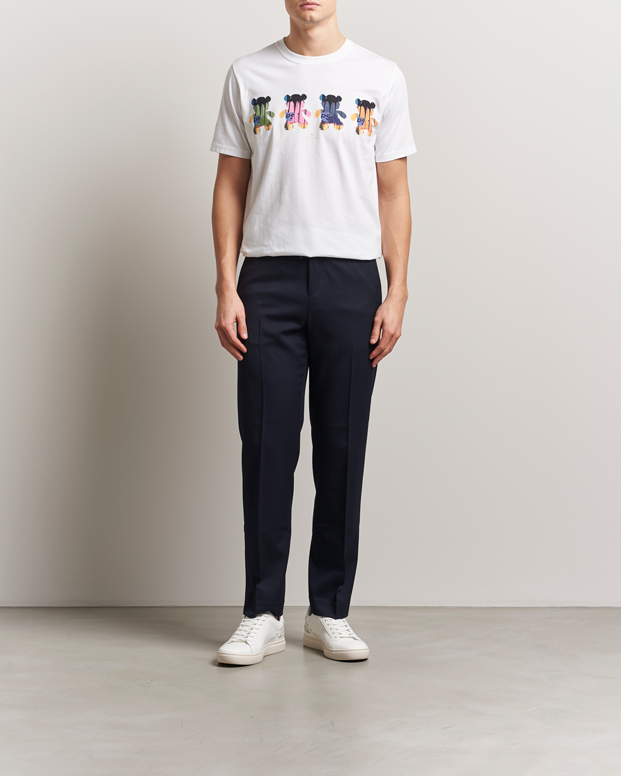 Herre | T-Shirts | PS Paul Smith | Teddy Printed T-Shirt White