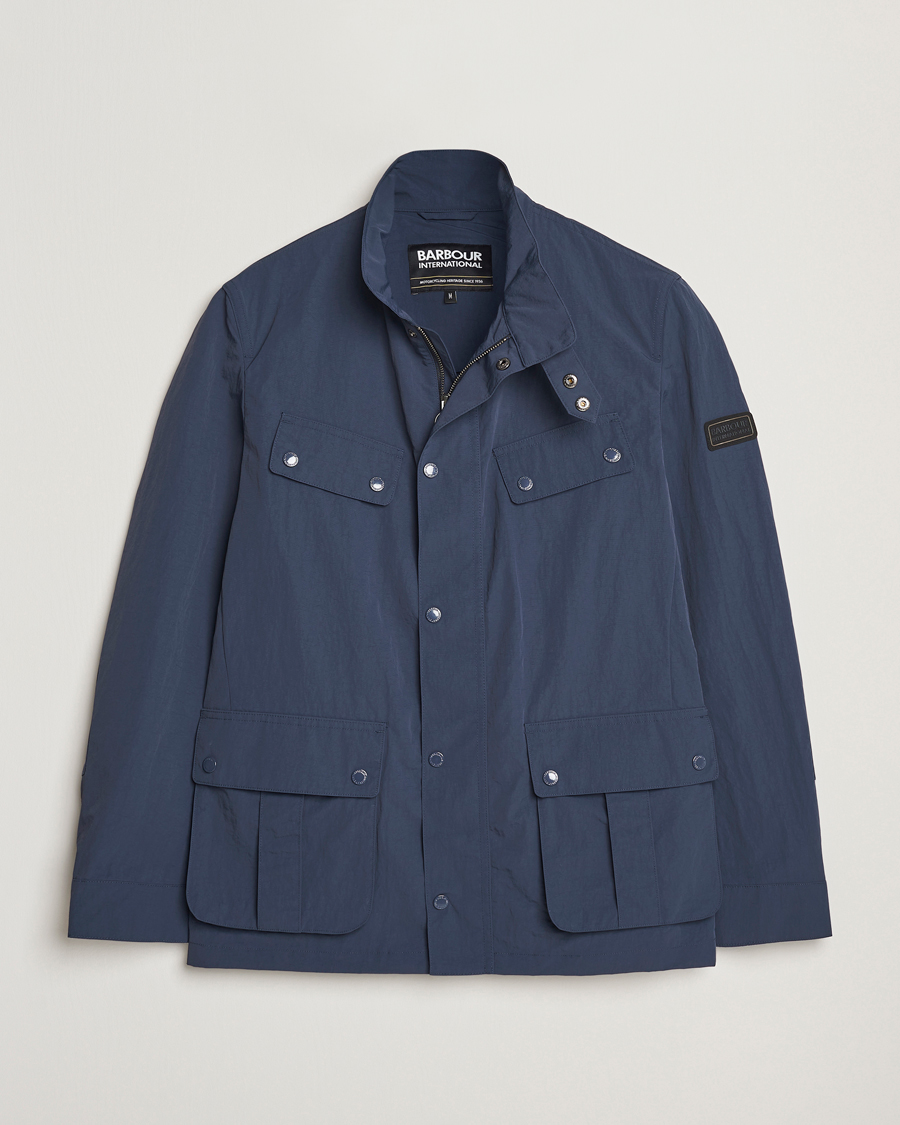 Herre | Jakker | Barbour International | Modern Showerproof Duke Jacket Navy