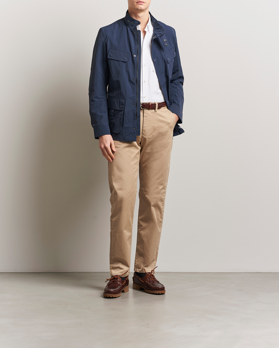 Herre | Jakker | Barbour International | Modern Showerproof Duke Jacket Navy