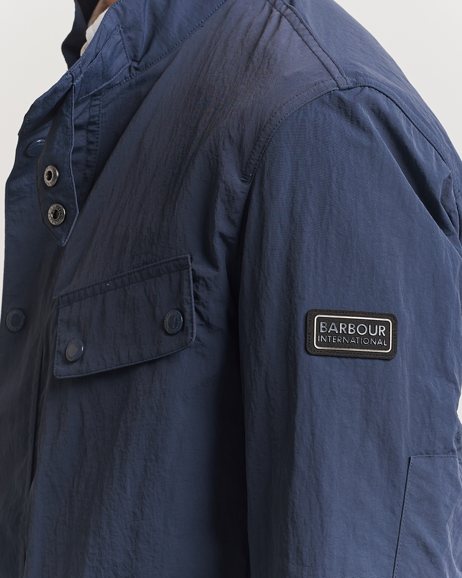 Herre | Jakker | Barbour International | Modern Showerproof Duke Jacket Navy