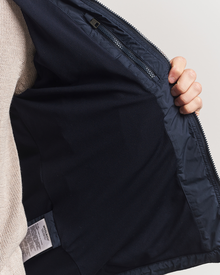 Herre | Jakker | Woolrich | Urban Field Jacket Melton Blue
