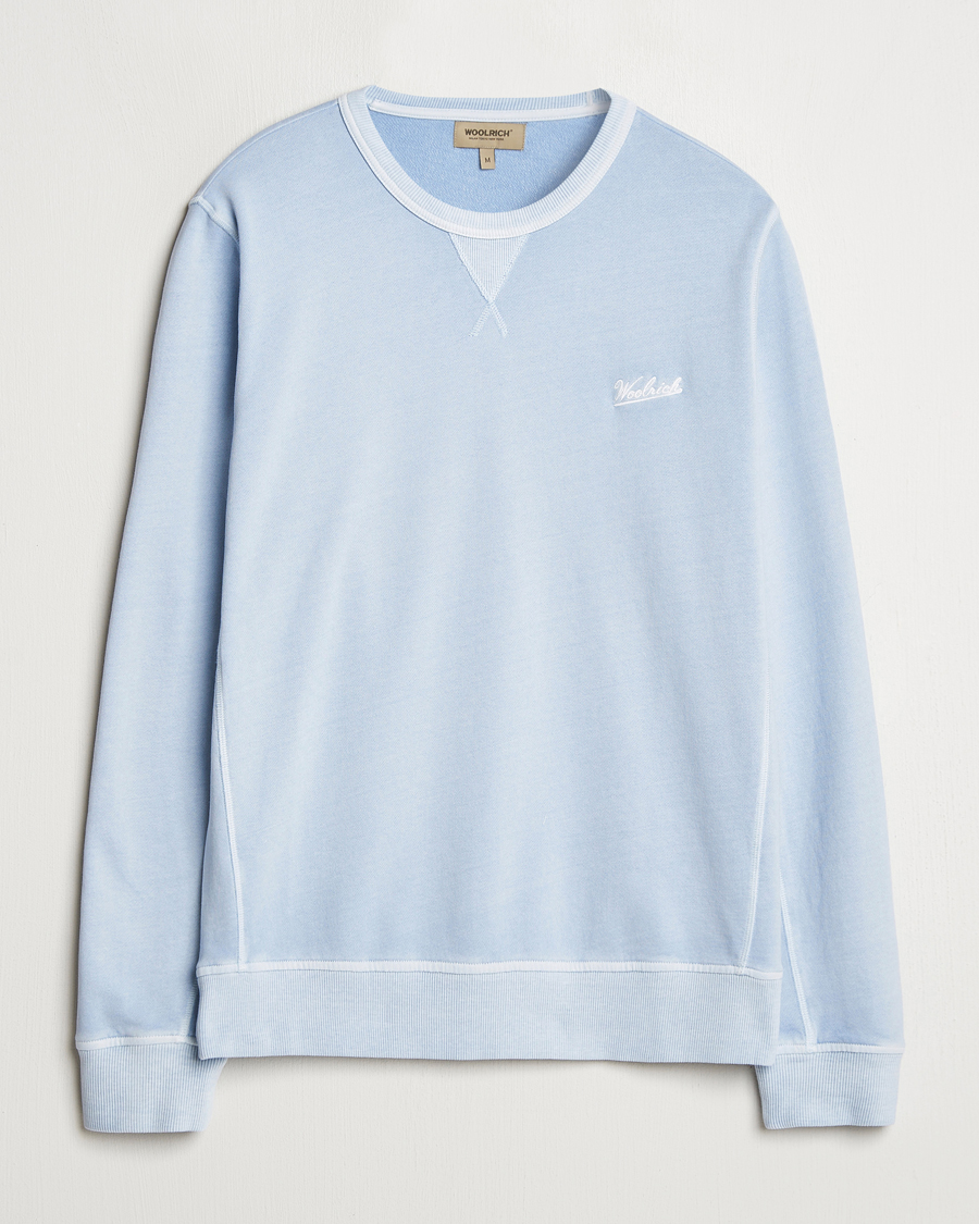 Herre | Trøjer | Woolrich | Garment Dyed Crewneck Flask