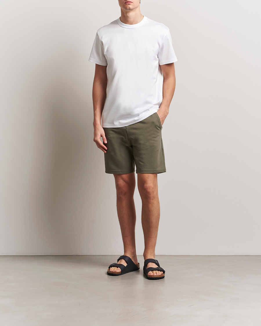 Herre | T-Shirts | Bread & Boxers | Pima Cotton Crew Neck T-Shirt White