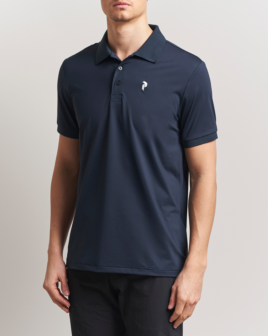 Herre | Polotrøjer | Peak Performance | Vespar Performance Polo Salute Blue