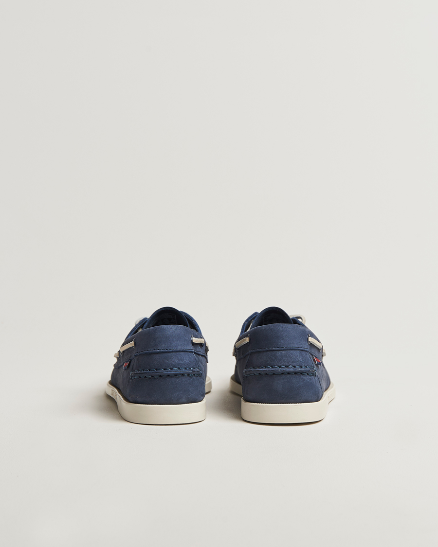 Herre | Sejlersko | Sebago | Docksides Portland Nubuck Boat Shoe Blue Navy