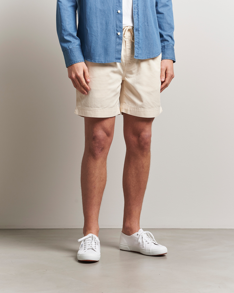 Herre | Shorts | GANT | Regular Sunfaded Drawstring Shorts Cream