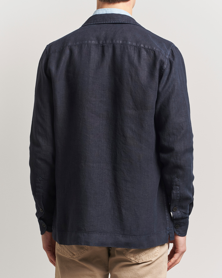 Herre | Jakker | Boglioli | Linen Painter Jacket Navy