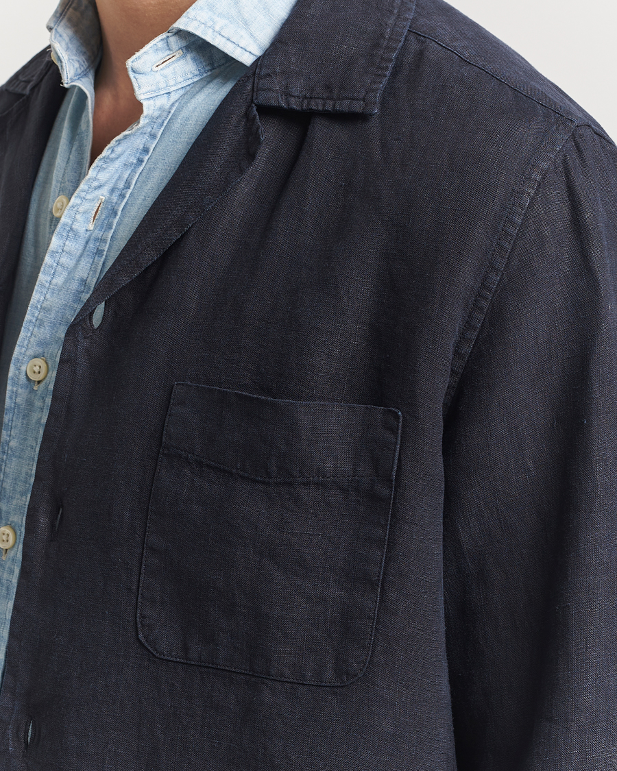 Herre | Jakker | Boglioli | Linen Painter Jacket Navy
