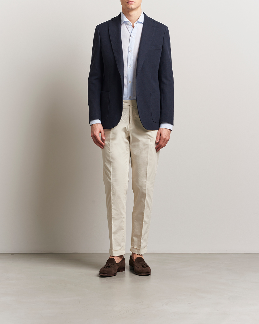 Herre | Blazere & jakker | Morris Heritage | Cotton Jersey Blazer Navy
