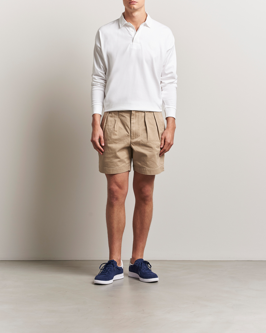 Herre | Polotrøjer | Polo Ralph Lauren | Wimbledon Long Sleeve Polo Ceramic White