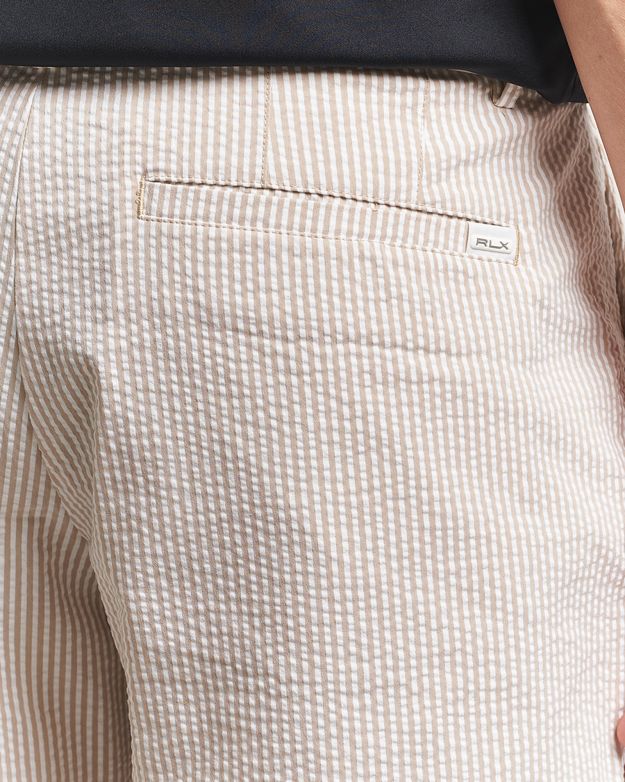 Herre | Shorts | RLX Ralph Lauren | Seersucker Shorts Classic Khaki/Ceramic White