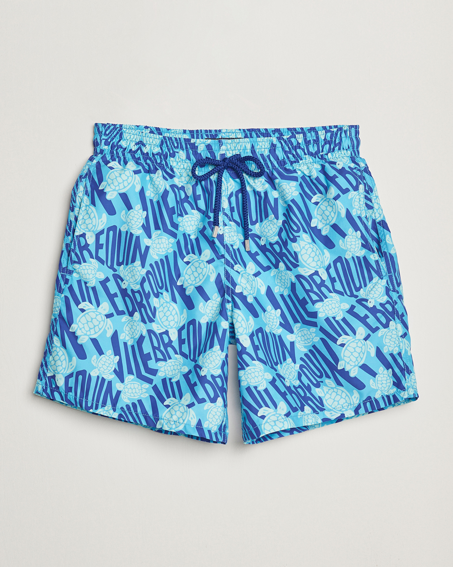 Herre | Badebukser | Vilebrequin | Moorea Swimshorts Topaze Bleue
