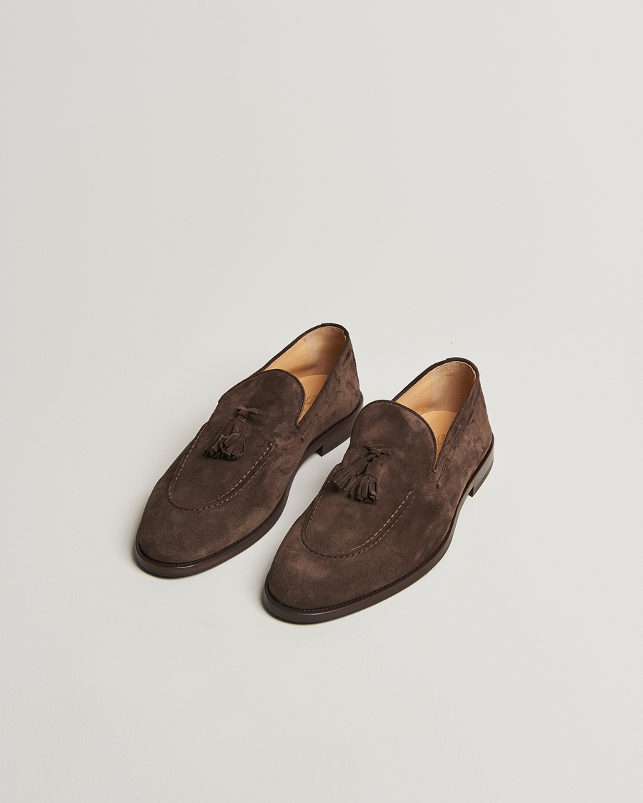 Herre | Loafers | Brunello Cucinelli | Tassel Loafer Dark Brown Suede