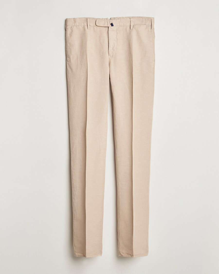 Herre | Bukser | Incotex | Slim Fit Chinolino Trousers Beige