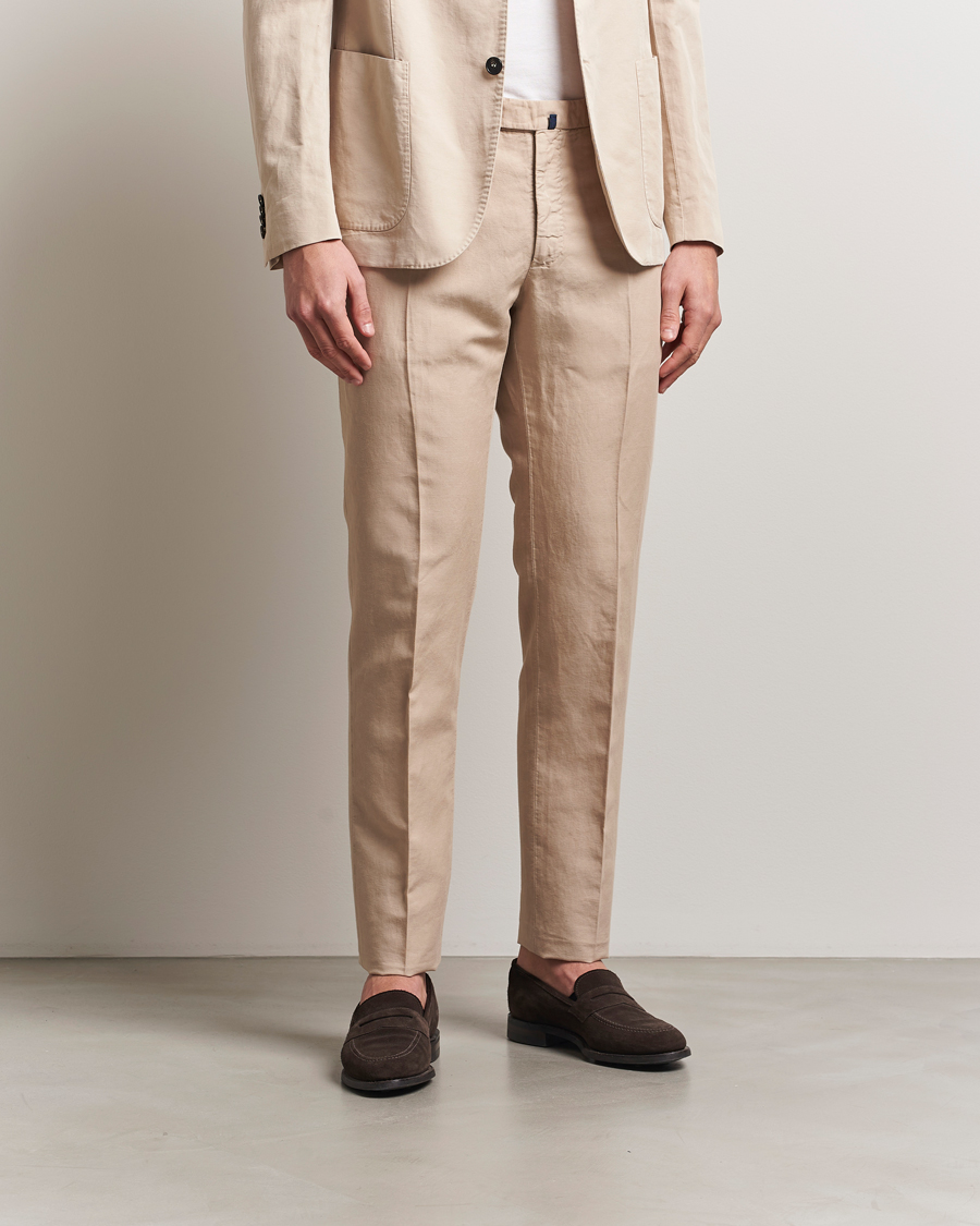 Herre | Bukser | Incotex | Slim Fit Chinolino Trousers Beige