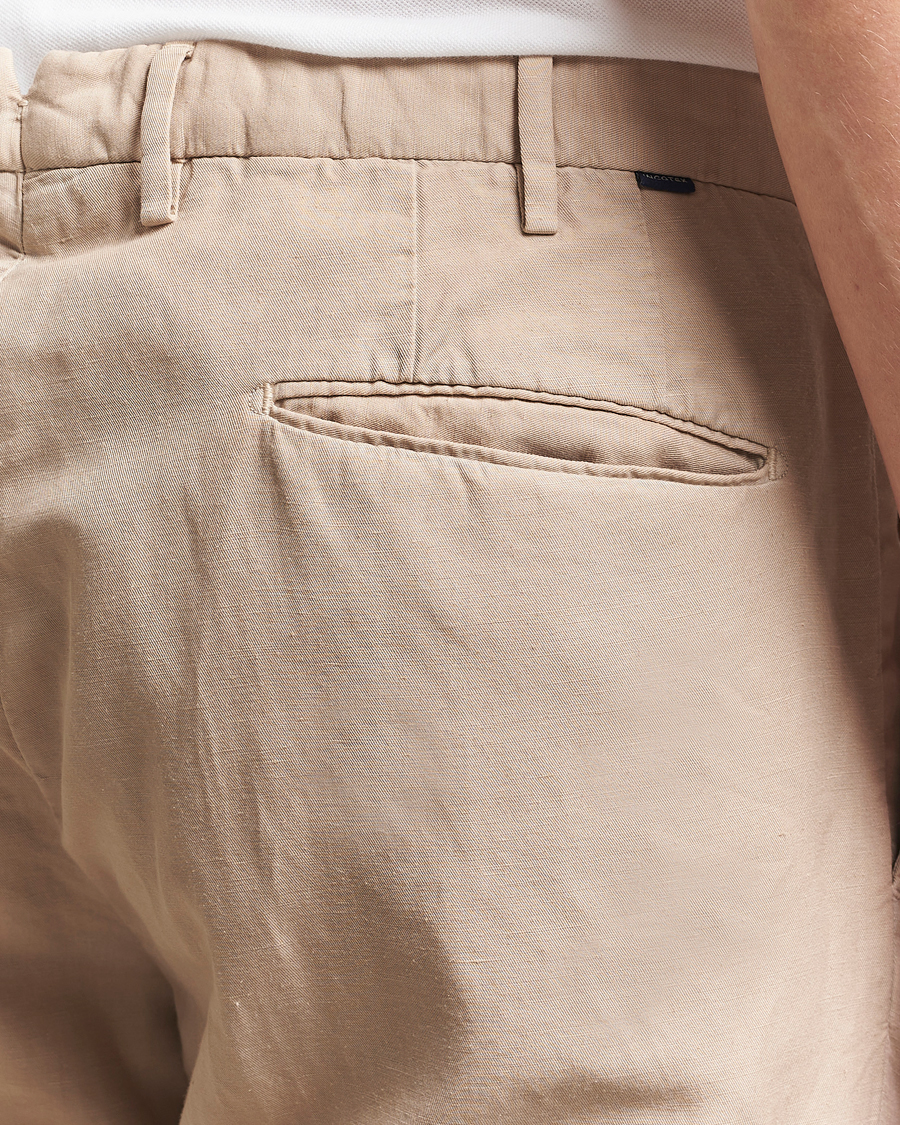 Herre | Bukser | Incotex | Slim Fit Chinolino Trousers Beige