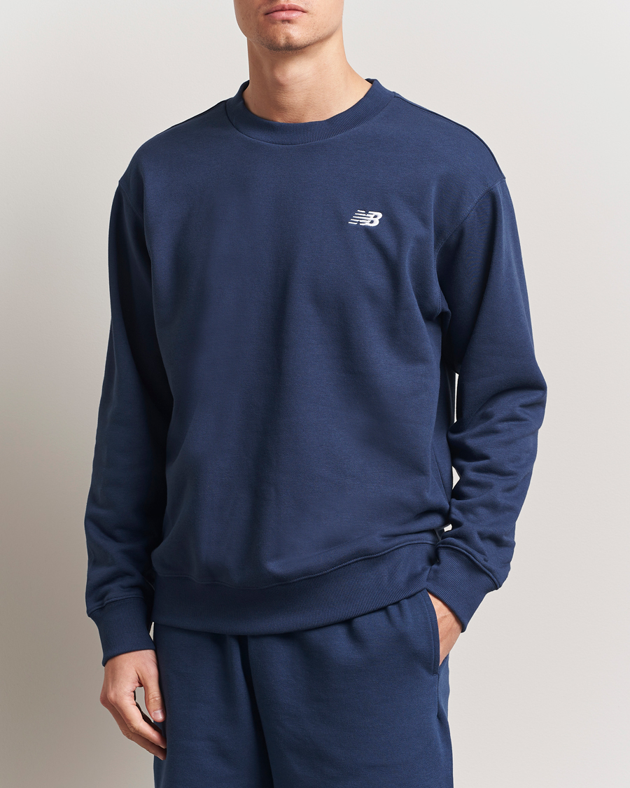 Herre | Trøjer | New Balance | Essentials French Terry Sweatshirt Navy