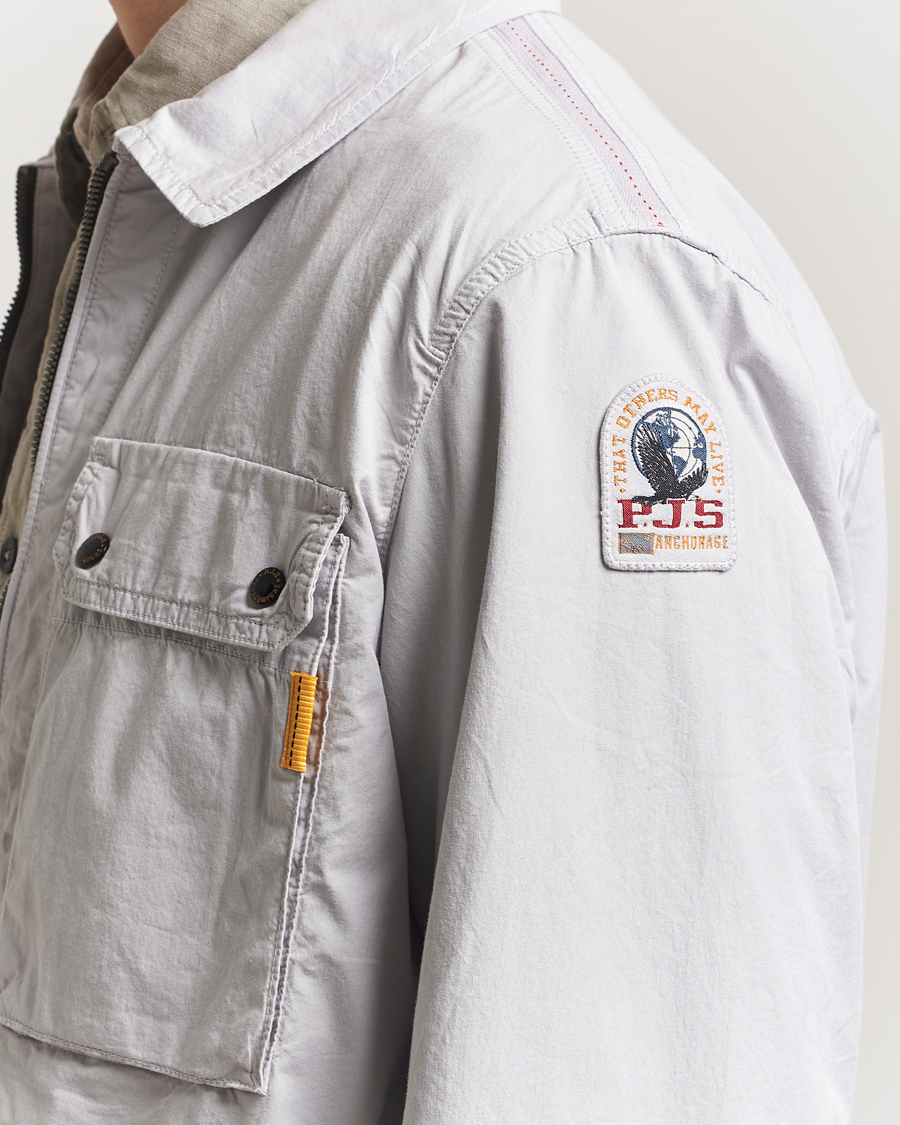 Herre | Skjorter | Parajumpers | Tel Claimer Overshirt Ghiaccio