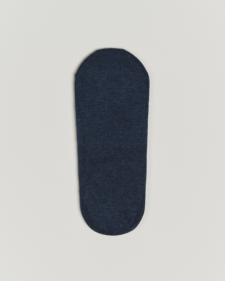 Herre | Undertøj | Falke | Casual High Cut Sneaker Socks Navy Melange