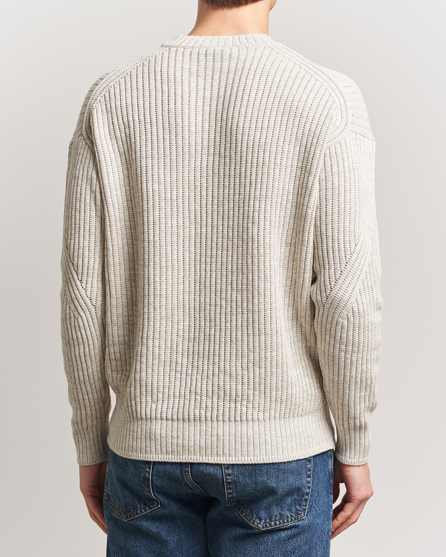 Herre | Trøjer | BOSS ORANGE | Kesca Knitted Sweater Light Beige
